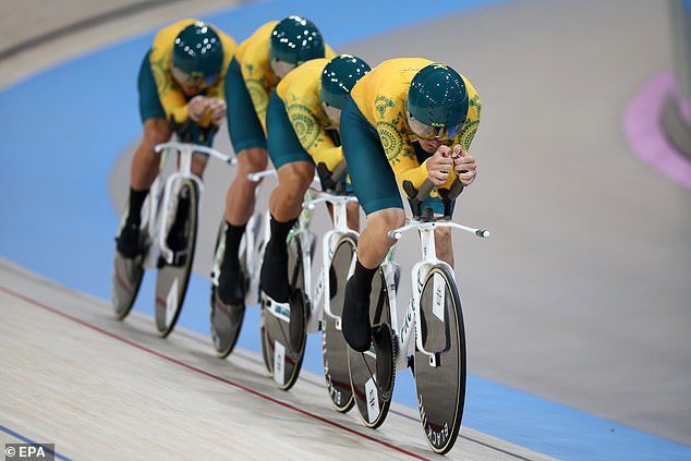 Leahy helped Australia to gold medal in men's team pursuit