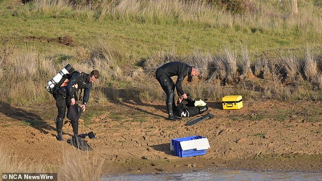 In May, police announced that items had been found at a dam on a property outside Buninyong