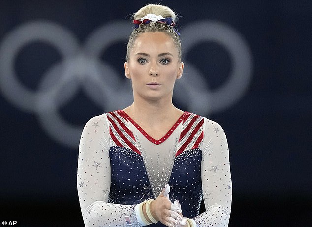 The gold medalist lashed out at Skinner after she questioned Team USA's 'work ethic'