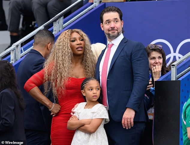 Drake and Serena were rumored to have been in a romantic relationship for several years, from around 2010 to 2015; (Serena pictured with daughter Olympia and husband Alexis)