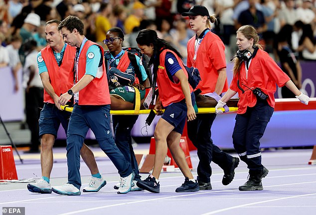 Girma's fall occurred in the final 200 meters of the 3000m event at the Stade De France in Paris