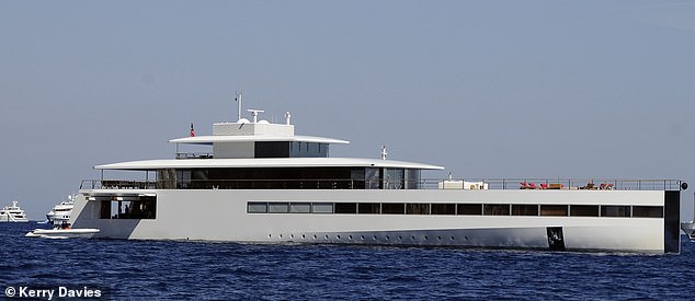 At the end of July, Job's superyacht was seen off the coast of Capri