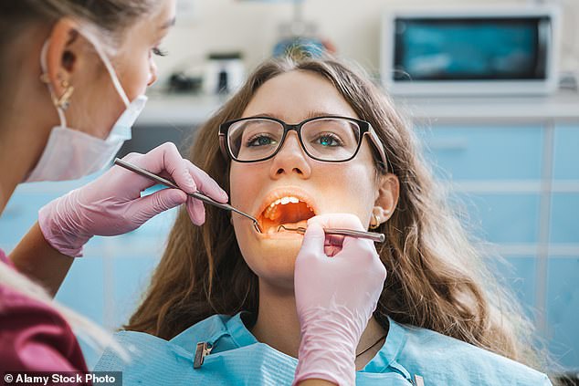 Perspective claims the procedure is completely safe and will make a visit to the dentist easier and more comfortable (stock image)