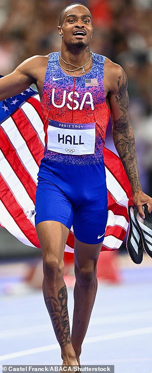 Hall after Wednesday's race: I have determination. That's what got me to that finish line. A lot of pain, a lot of sadness.'