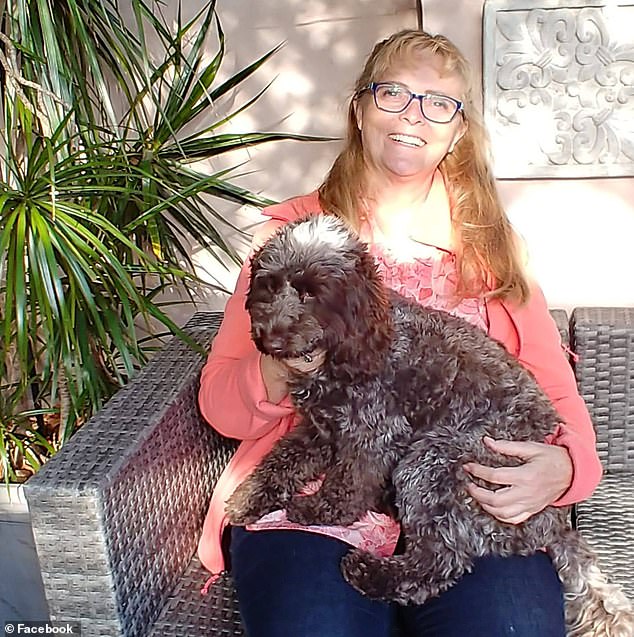 The deal the couple struck fell apart when Ms Dinpanah told Ms Webb (pictured) she planned to sell her puppy to her boyfriend, according to High Court documents