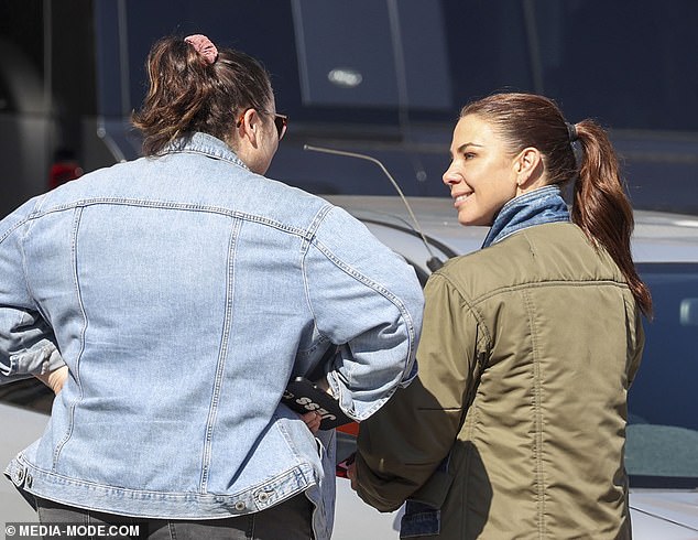 At one point, Kate was seen laughing as she chatted with a friend, shortly before heading to a local park to enjoy an athletic workout