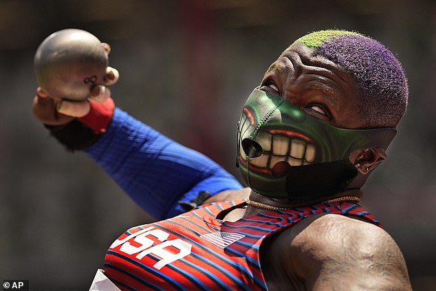 In Tokyo, Saunders went viral for wearing a Hulk mask as part of embracing an alter ego