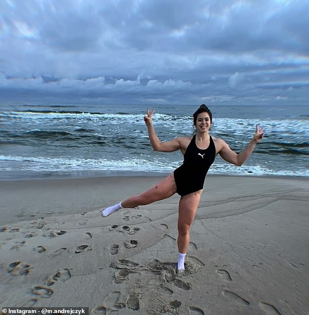 Maria poses on the beach. Since her experience with cancer, Maria has worked to help others who suffer from the condition and has worked to help children who are going through similar challenges