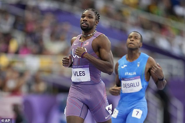 The Team GB star revealed his former housemate Lyles messaged him before Wednesday's 400m final