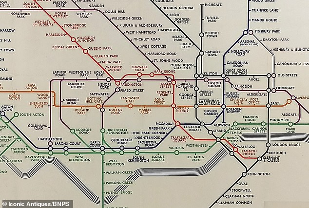 The original map of the London Underground (pictured) was drawn almost 90 years ago by Harry Beck, an electrical draftsman who based his map on the circuit diagrams he used in his daily work, rather than focusing on geography.