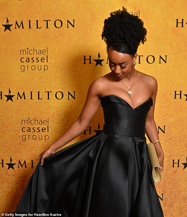 Tsehay showed off her impeccable style in a breathtaking black dress