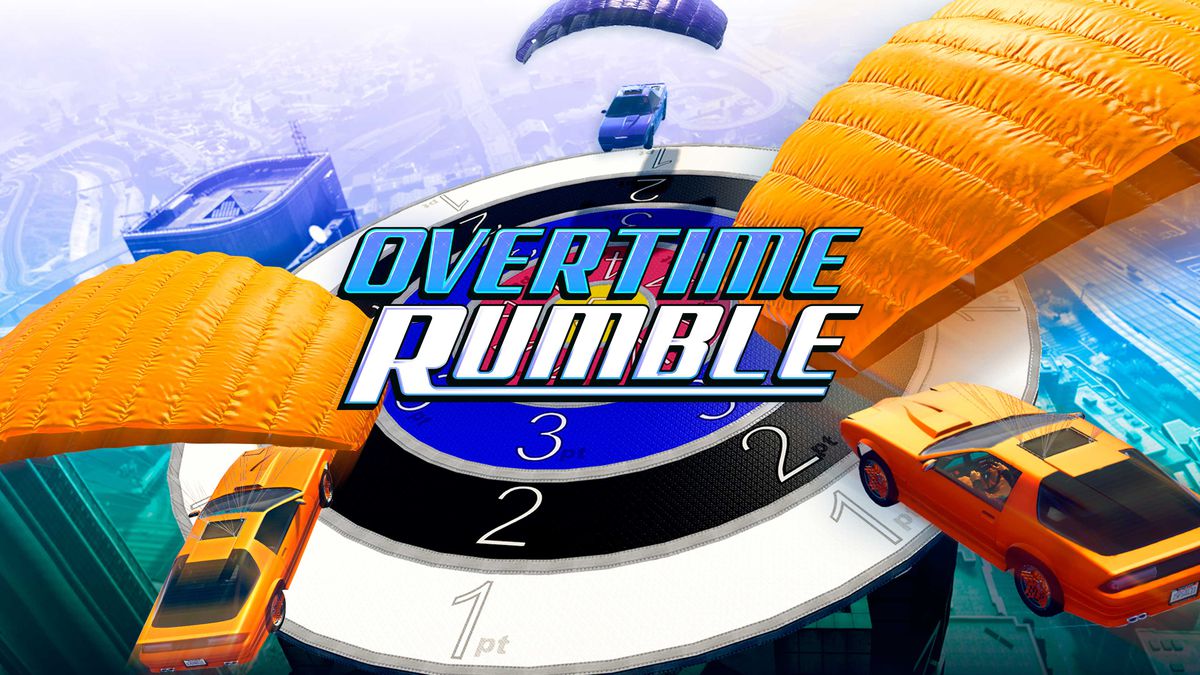 GTA Online Promo Art for Overtime Rumble Adversary Mode Events