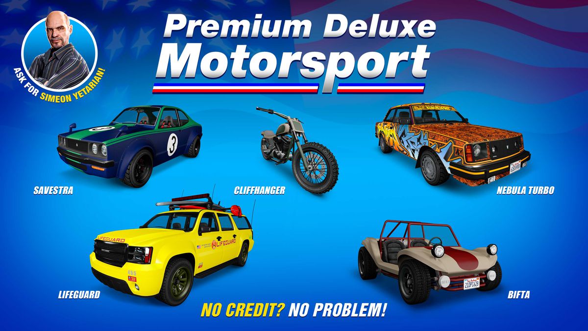 GTA Online Vehicle Promotional Art for Sale at Premium Deluxe Motorsport