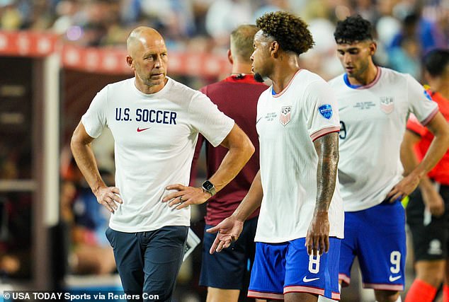 Gregg Berhalter (left) was sacked after the US's disastrous Copa America on home soil