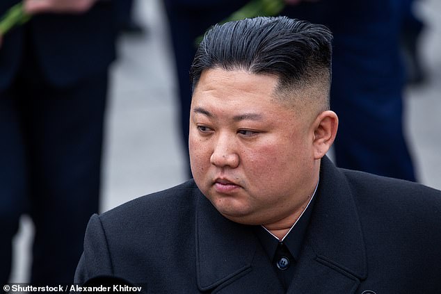 Since 2013 he has been impersonating the leader of North Korea (above)