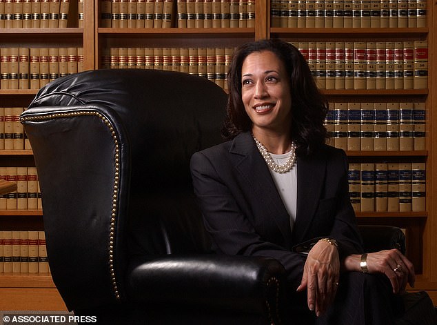 Cooley actually had a lead on election night, but had to concede it three weeks later after Harris gained a lead thanks to provisional and mail-in votes. (Photo: Harris poses for a portrait in San Francisco on June 18, 2004)