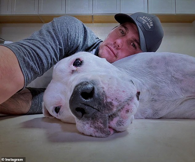 Josh recently made his first public statement amid the divorce, sharing a selfie on Instagram of himself resting his head on his dog in a solemn post