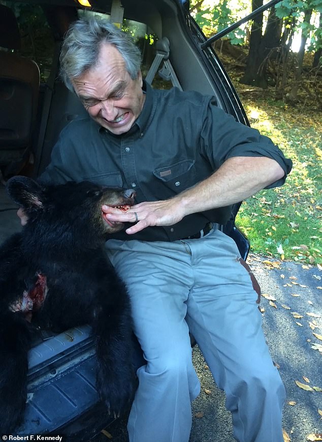 The New Yorker published a photo of Robert F. Kennedy Jr., then 60, and the bear cub he later dropped off in Central Park in 2014. 