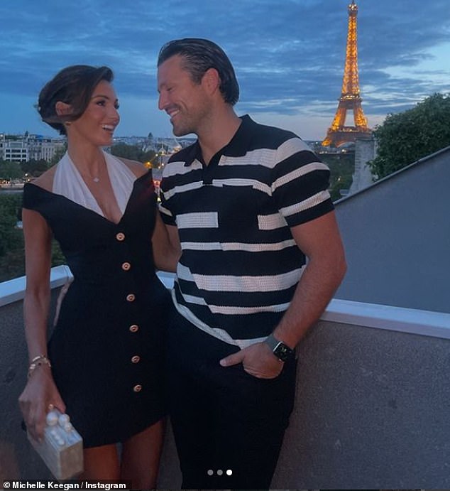 The couple appeared to be making the most of their time in the French capital, which will host the 2024 Olympic Games