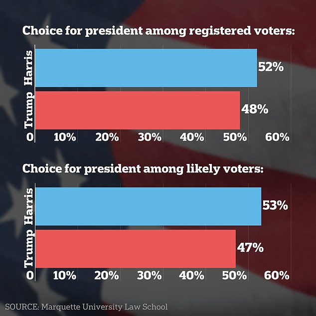 Kamala Harris has surged in the polls against Donald Trump since President Joe Biden left office