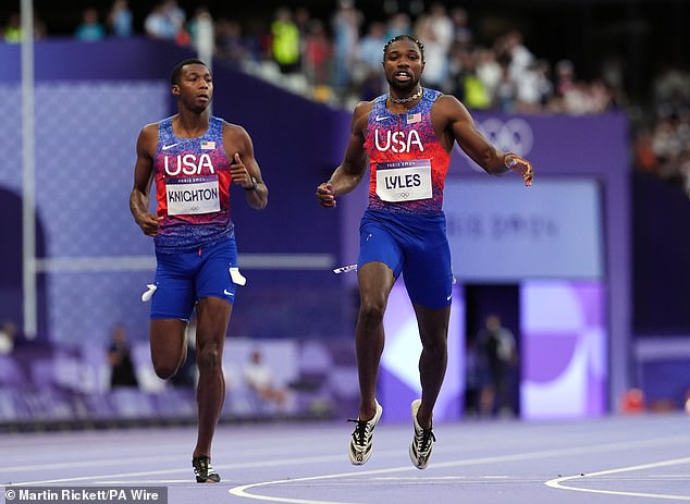 The American failed to join the greats in completing the Olympic sprint double