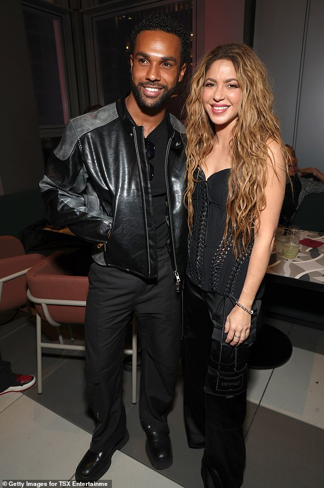 Shakira was recently spotted with Emily In Paris hunk Lucien Laviscount, 32, who starred in the sexy music video for her song Puntería in March; seen in March