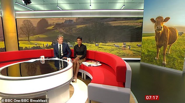 Presenters Naga Munchetty and Charlie Stayt were back on the red couch, but things quickly got out of hand when Naga went to introduce the next segment