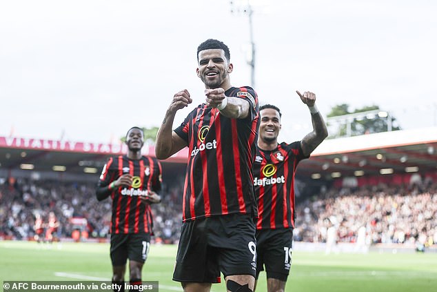 Solanke scored 19 goals in the Premier League last season, his best performance in the top flight