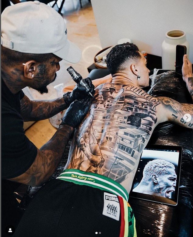 He has a tattoo of his childhood favela on his back, a tribute to the place that made him one of the most beloved places in the world.