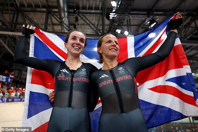 1723223560 359 Team GB secure cycling SILVER in womens madison event