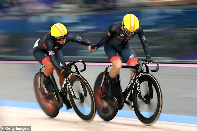 Despite taking an early lead on the cycling circuit today, the duo quickly fell away and were soon overshadowed by the Italian and Dutch teams