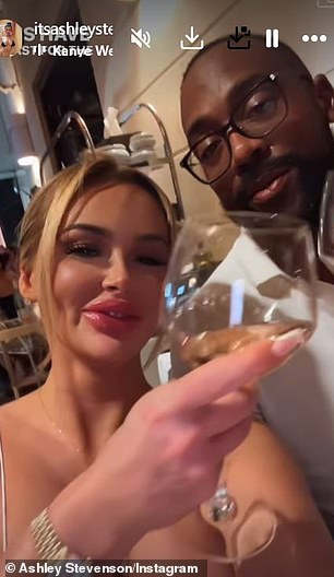 Ashley first appeared on Marcus' Instagram account last week when he documented their trip through the South of France