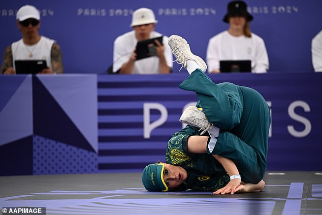 However, she is Australia's top breakdancer and a creative arts researcher specialising in 'the cultural politics of breakdance' at Macquarie University in Sydney.