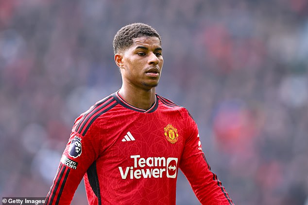 Rashford scored just eight league goals and missed out on England's squad for Euro 2024