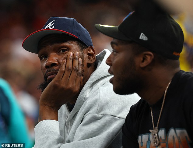 Durant left after the Americans were criticized for their victory over Serbia