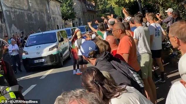 He had given away his running shoes and socks when the crowd showed their appreciation