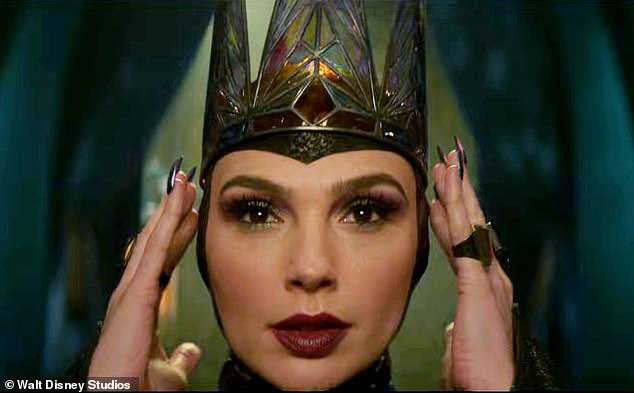 The first teaser trailer for the musical film was released on Friday, starring Rachel Zegler, 23, as the title princess, and Gal Gadot, 39, as the iconic Evil Queen.