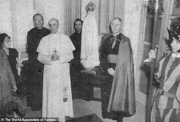 On October 24, 1952, Pope Pius XII blessed the statue, 18 years after the miracles that influenced its creation