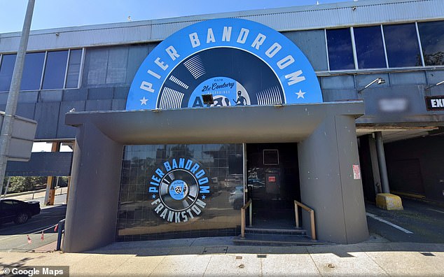 There was nothing on his concert ticket, nor on the venue's website or on social media, indicating that people in wheelchairs were not allowed in. The Pier Bandroom is pictured