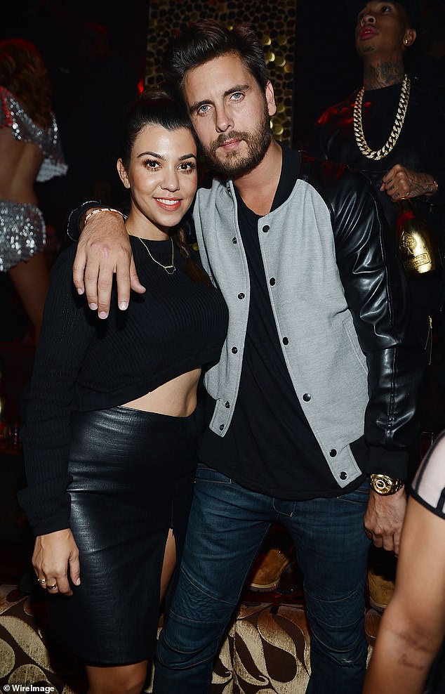 Since their split in 2015, Kourtney and Scott have maintained their strong family bond, with the latter also remaining good friends with the rest of the Kardashian clan (pictured in 2013)