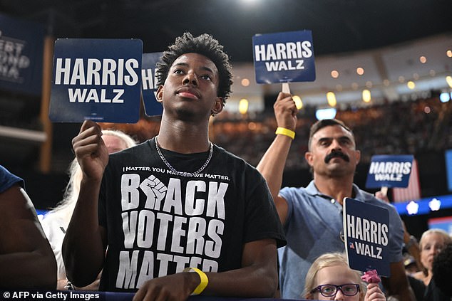 The poll found that Harris is now doing better with black and young voters, parts of the electorate that began to crumble under Biden, and that he is holding on to older voters.