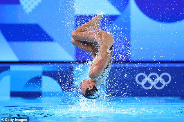 Artistic swimming may look simple and graceful, but that is the skill