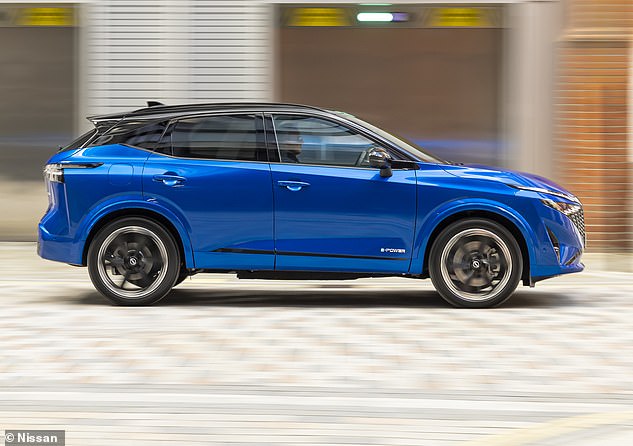 The flagship Qashqai is a powerful and innovative electrified 'e-Power' hybrid – essentially a mini power plant on wheels that generates electricity