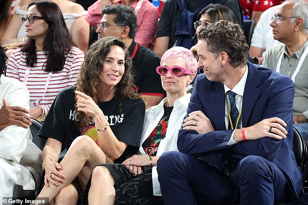 Sue Bird, Megan Rapinoe and Paul Gasol were also in attendance at the US-France match