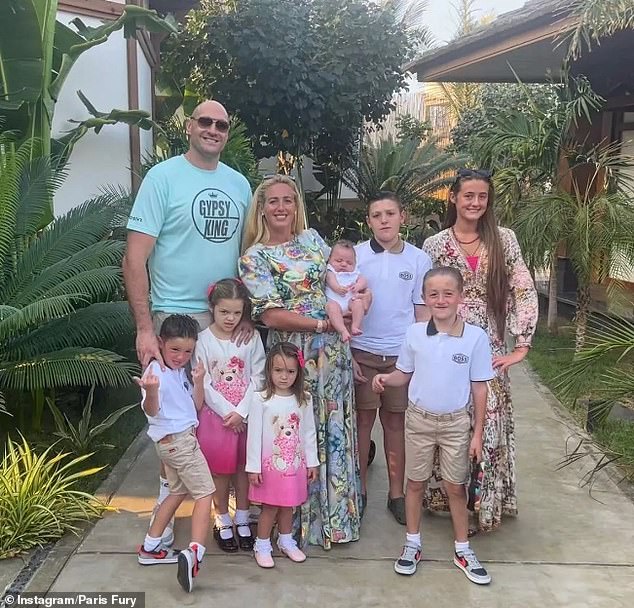 The couple are the proud parents of seven children: Venezuela, 13, Prince John James, 11, Prince Tyson II, seven, Valencia, five, Prince Adonis Amaziah, five, Athena and 10-month-old Prince Rico.