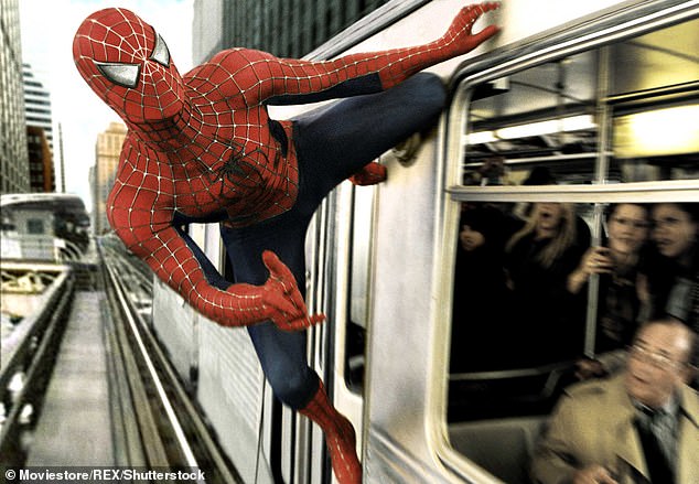 The 2004 film Spider-Man 2 (pictured), starring Tobey Maguire, has had its rating raised from PG to 12 due to scenes involving fistfights and a robbery and a reference to a man being stabbed