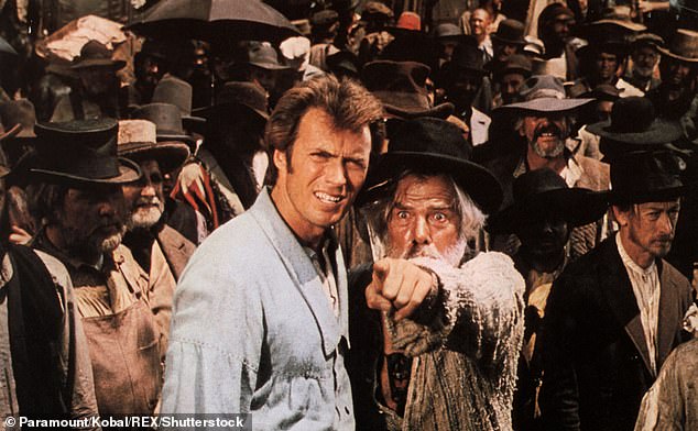 Family films, including the 1969 musical Paint Your Wagon starring Lee Marvin and Clint Eastwood (pictured), have seen their ratings boosted by new sensitivities about sexual references and language. The film has gone from a PG to a 12 rating