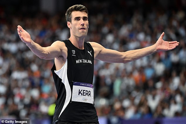 Hamish Kerr was taking part in the event at the Stade de France when, unsurprisingly, the bar was raised as the final got underway