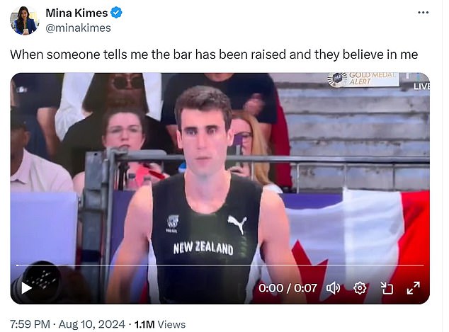 1723336551 228 New Zealand high jumper Hamish Kerr goes viral after bailing