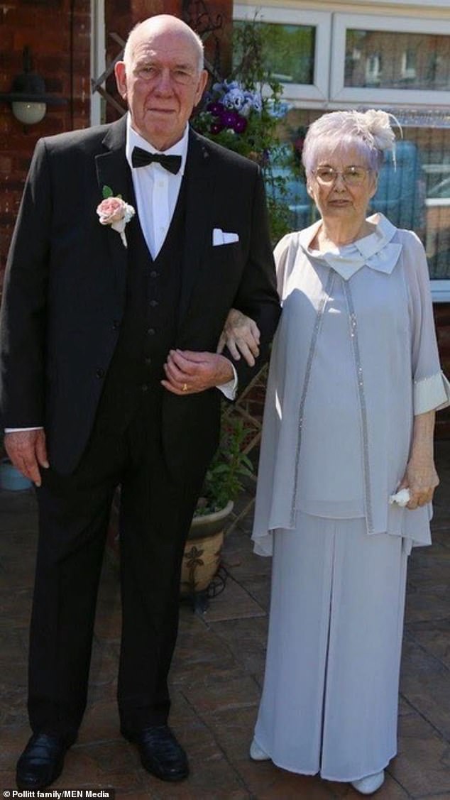 Mrs Pollitt's daughter Kate said the family had been left 'devastated', adding: 'Something has to change.' Pictured: Susan with her husband Roy